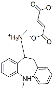 10,11-dihydro-5-methyl-10-(methylammonio)-5H-dibenz[b,f]azepinium fumarate