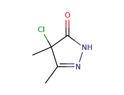 3,4-dimethyl-4-chloro-2-pyrazolin-5-one