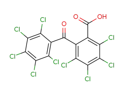 2,3,4,5-tetrachloro-6-pentachlorobenzoyl-benzoic acid