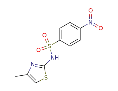 4-nitro-N-4-methyl-thiazol-2-yl-benzenesulfonamide